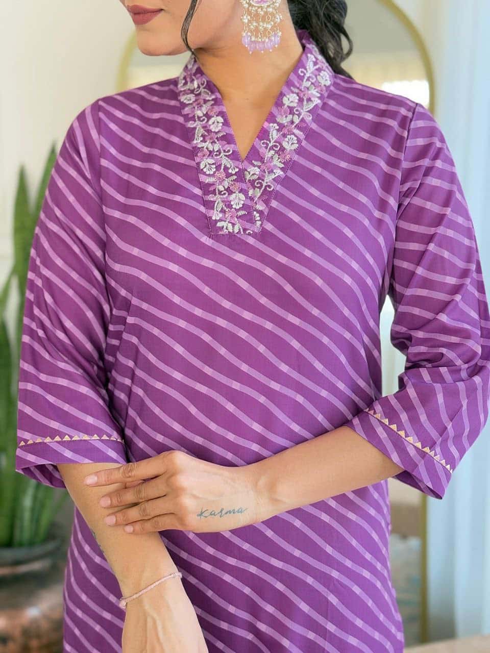 "Elegant Pure Muslin Sequence Embroidery Kurti with Heavy Chinon Dupatta"