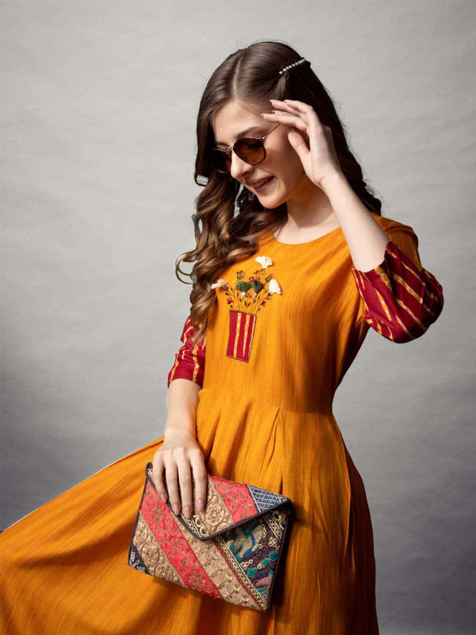 Trendy Denim Blue Rayon Dress - Perfect for All Occasions
