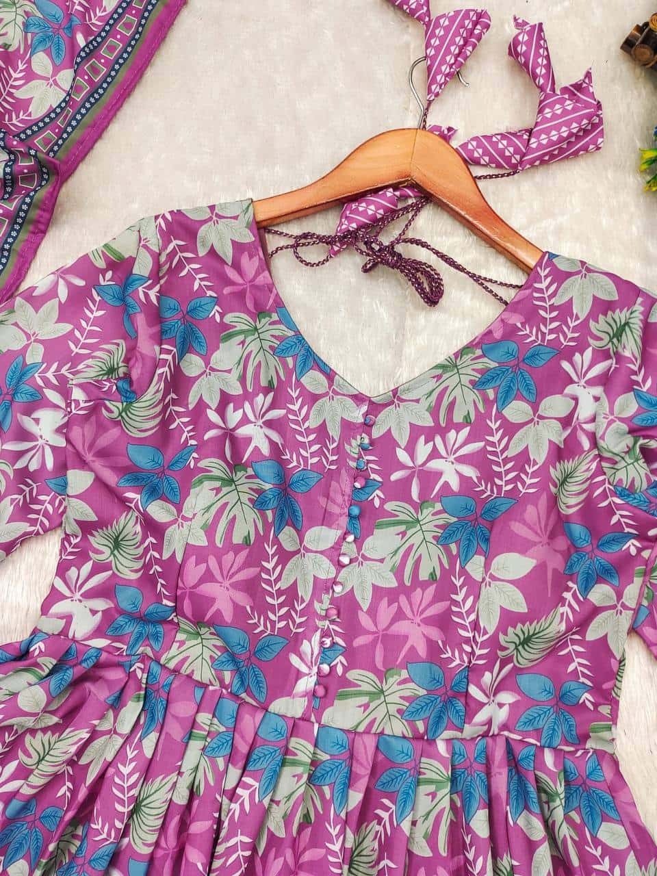 Muslin Kurta Bottom with Dupatta