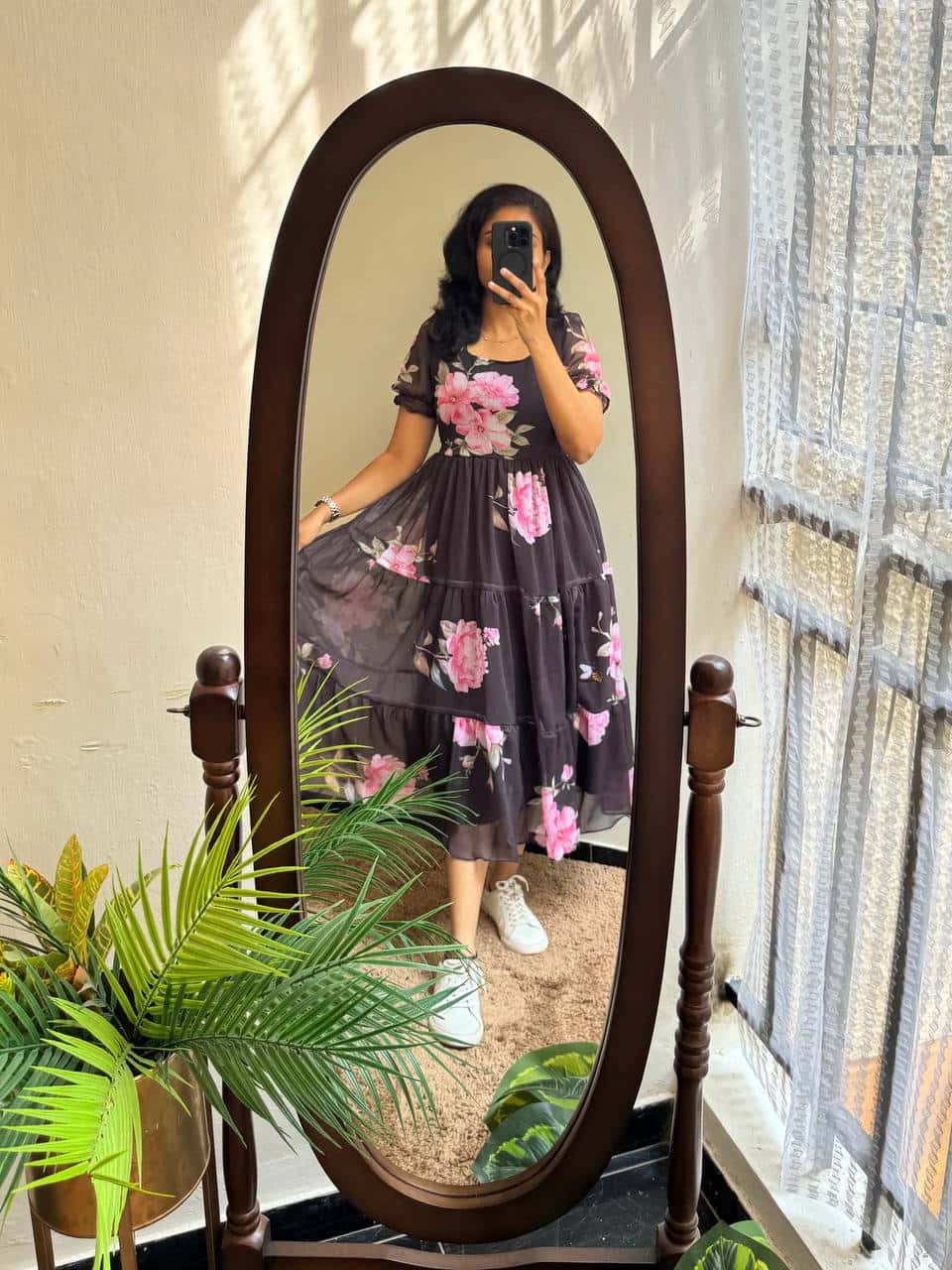 Elegant Soft Georgette Dress with Complete Lining – Stylish & Comfortable