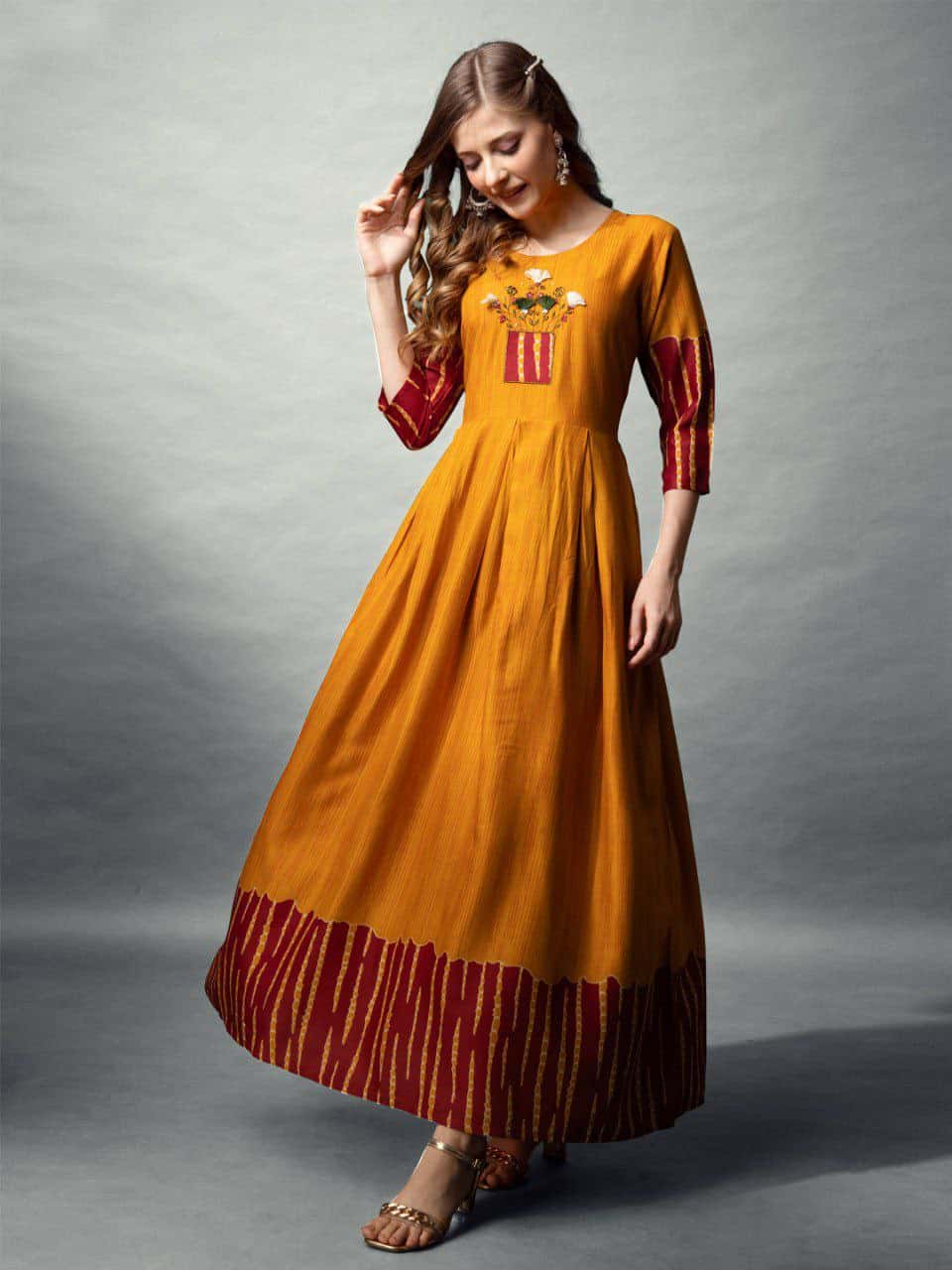 Trendy Denim Blue Rayon Dress - Perfect for All Occasions